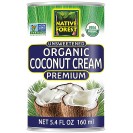 Native Forest Organic Premium Coconut Cream Unsweetened  (12x5.4 OZ) 