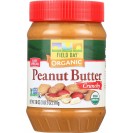 Field Day Organic Easy Spread Peanut Butter, Crunchy, Salted (12x18Oz)