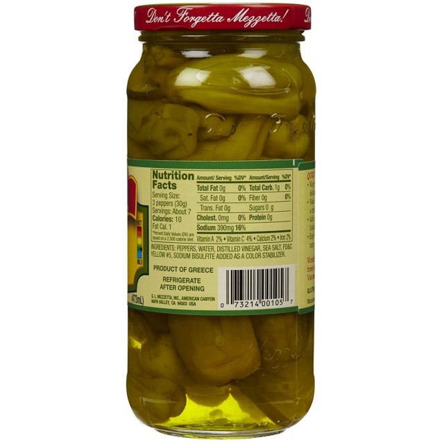 Mezzetta Gld Grk Pprncin (6x16OZ )