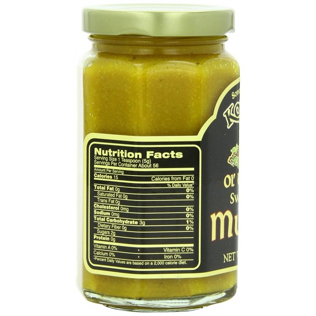 Kozlowski Farms Cals Sweet/Hot Mustard (6x10OZ )
