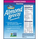 Blue Diamond Vanilla Almond Breeze Unsweetened (12x32 Oz)