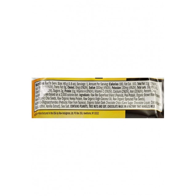 Raw Revolution Peanut Butter, Dark Chocolate And Sea Salt (12X1.6 OZ)