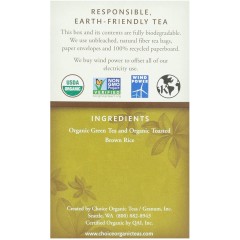 Choice Organic Teas Org Green Tea Toasted Brown Rice (6x16 Bag)